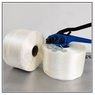 Baler strapping