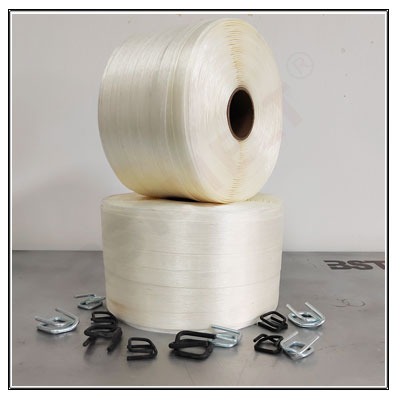 Baler strapping